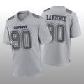 Custom #90 Gray DAL Football Shirt Top