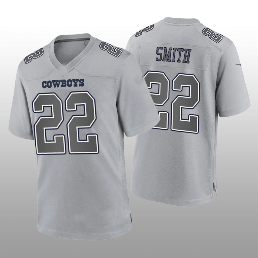 Custom #22 Gray DAL Football Shirt Top