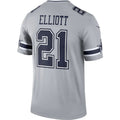 Custom #21 Gray DAL Football Shirt Top