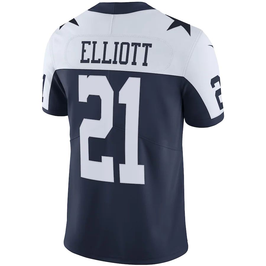 Custom #21 Navy DAL Football Shirt Top