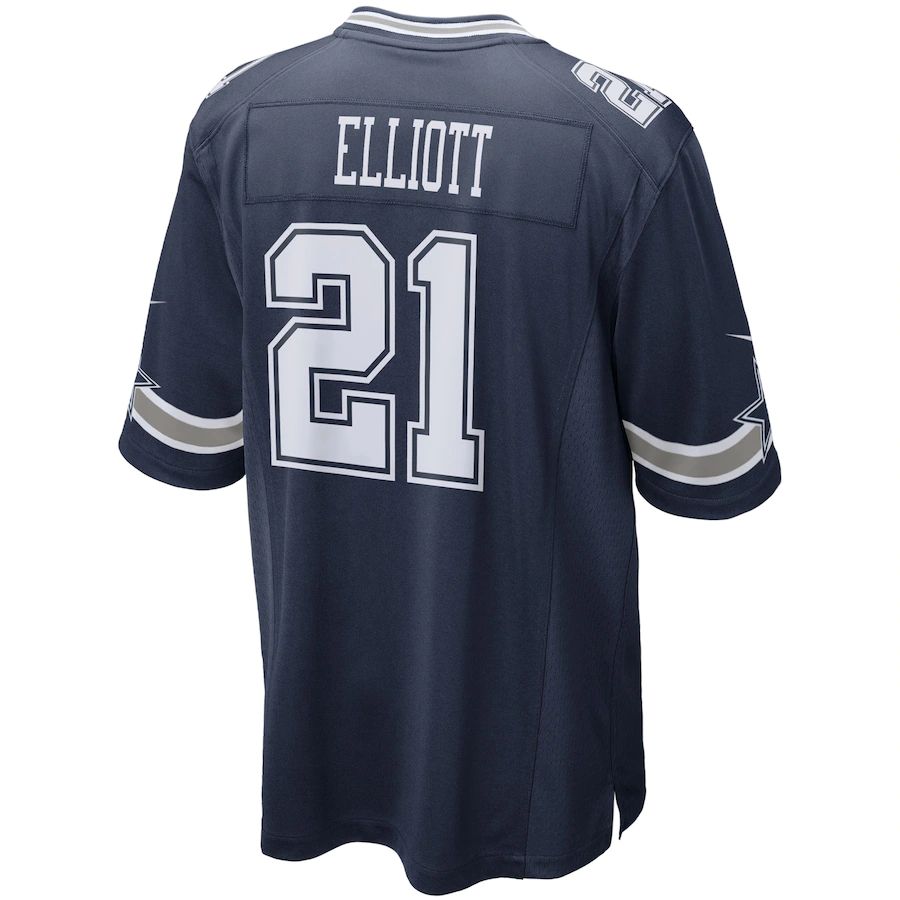 Custom #21 Navy DAL Football Shirt Top