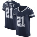 Custom #21 Navy DAL Football Shirt Top