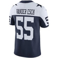 Custom #55 Navy DAL Football Shirt Top