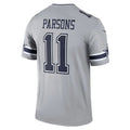 Custom #11 Gray DAL Football Shirt Top