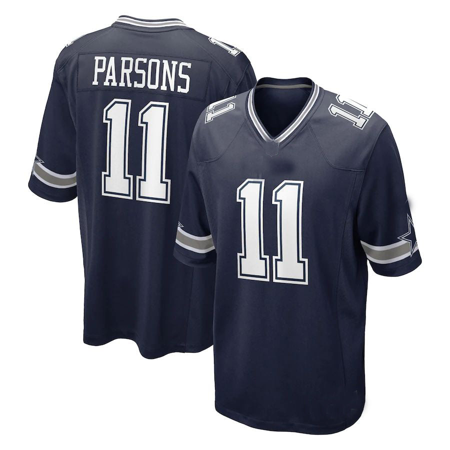Custom #11 Navy 2021 DAL Football Shirt Top