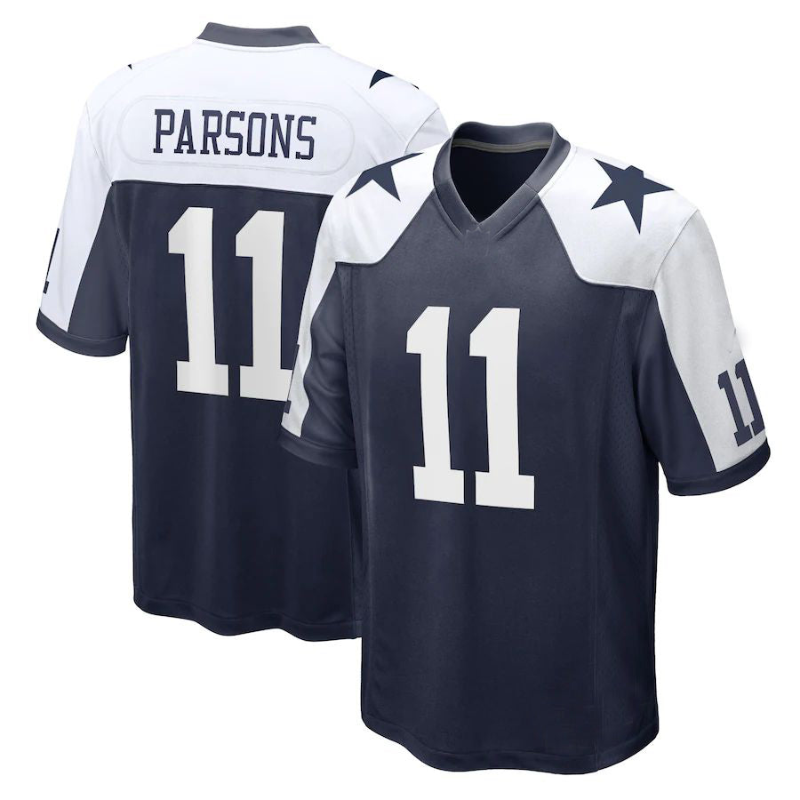 Custom #11 Navy DAL Football Shirt Top