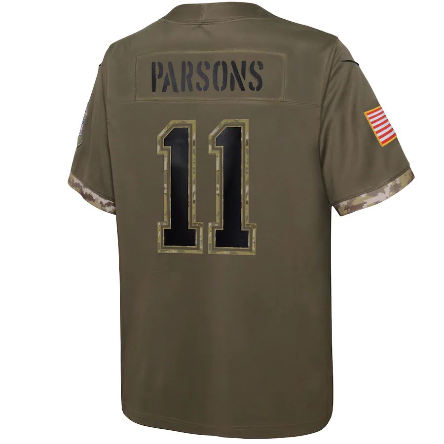 Custom #11 Olive 2022 DAL Football Shirt Top