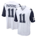 Custom #11 White DAL Football Shirt Top