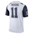 Custom #11 White DAL Football Shirt Top