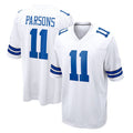 Custom #11 White DAL Football Shirt Top