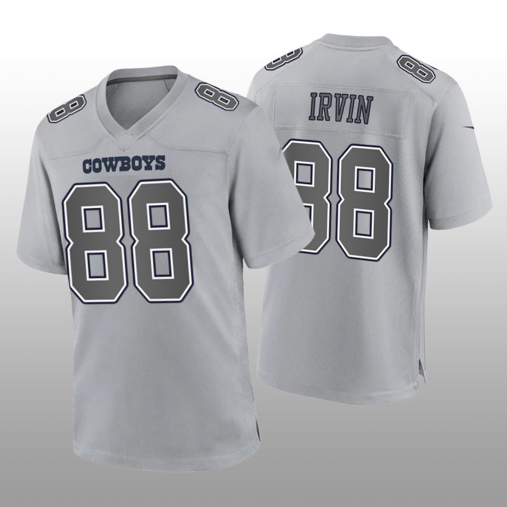 Custom #88 Gray DAL Football Shirt Top