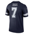 Custom #7 Navy DAL Football Shirt Top