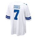 Custom #7 White DAL Football Shirt Top