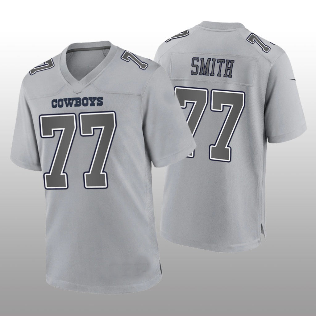 Custom #77 Gray DAL Football Shirt Top