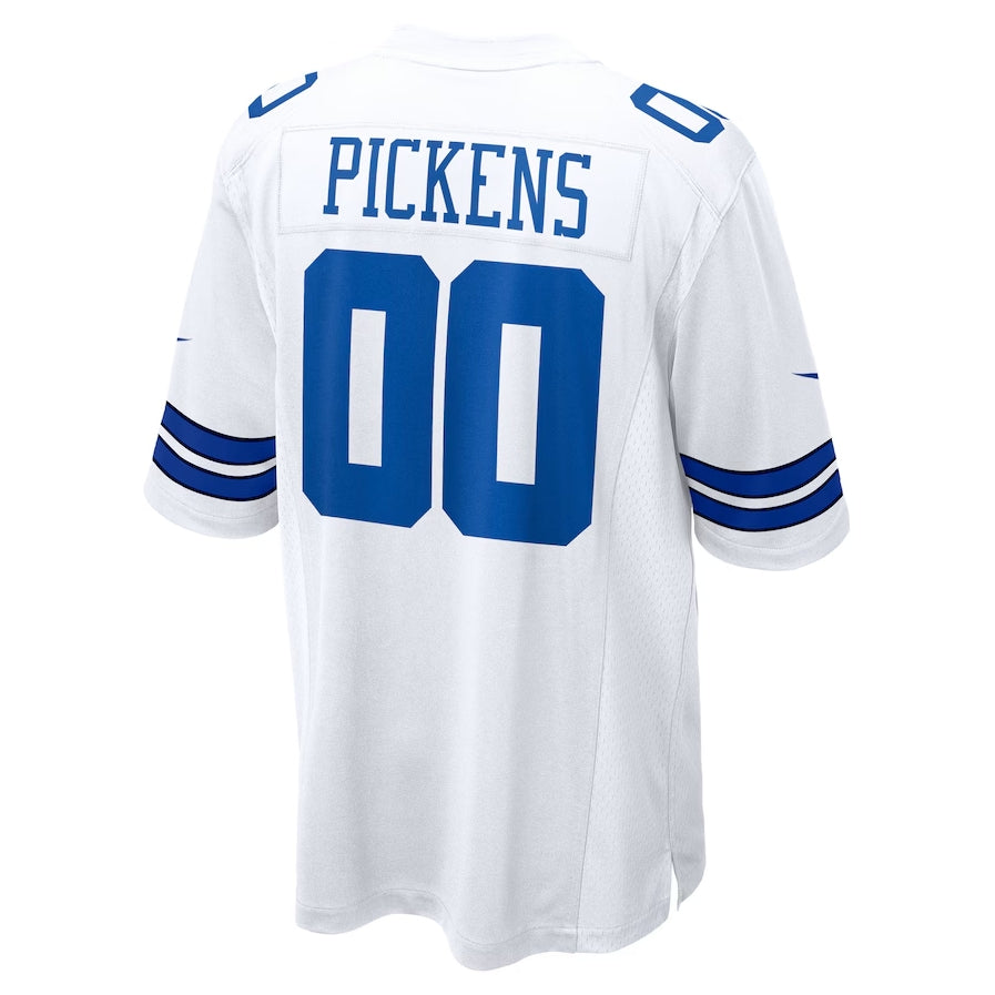 Custom #00 White DAL Football Shirt Top