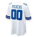 Custom #00 White DAL Football Shirt Top