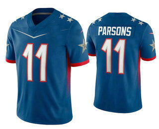 Custom #11 Blue 2022 DAL Football Shirt Top