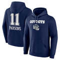 Custom #11 Navy DAL Football Shirt Top