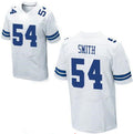 Custom #54 White DAL Football Shirt Top