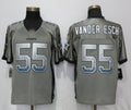 Custom #55 Gray DAL Football Shirt Top