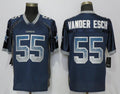 Custom #55 Navy DAL Football Shirt Top