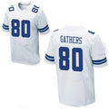 Custom #80 White DAL Football Shirt Top