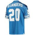 Custom #20 Blue 1991 DET Football Shirt Top