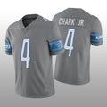 Custom #4 Silver DET Football Shirt Top