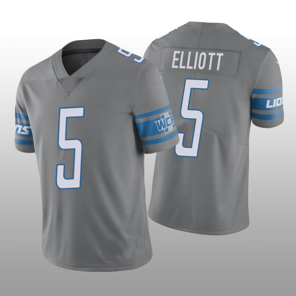 Custom #5 DET Football Shirt Top