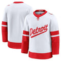 Custom White 2025 DET Hockey Shirt Top