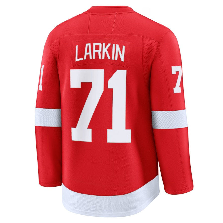 Custom #71 Red DET Hockey Shirt Top