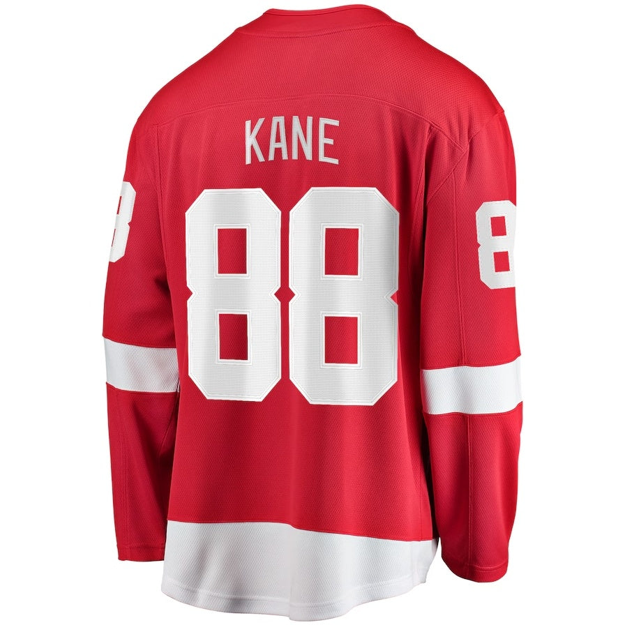 Custom #88 Red DET Hockey Shirt Top