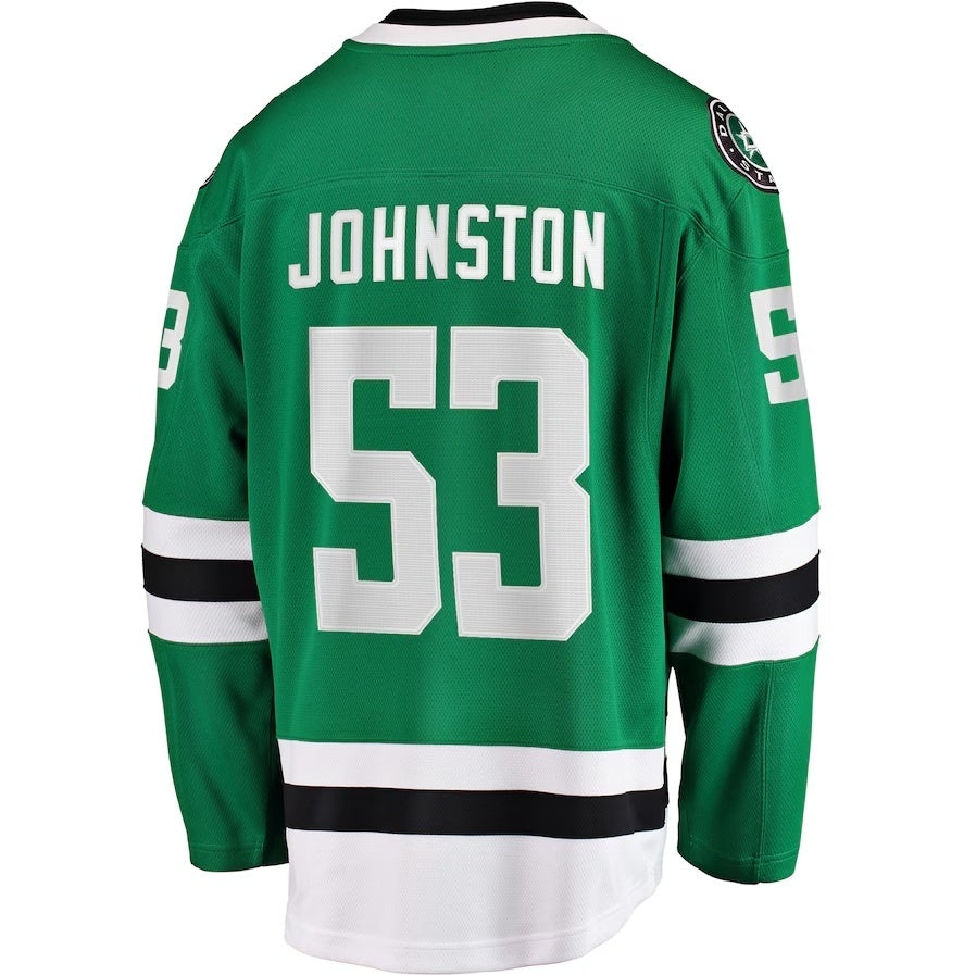 Custom #53 Green DAL Hockey Shirt Top