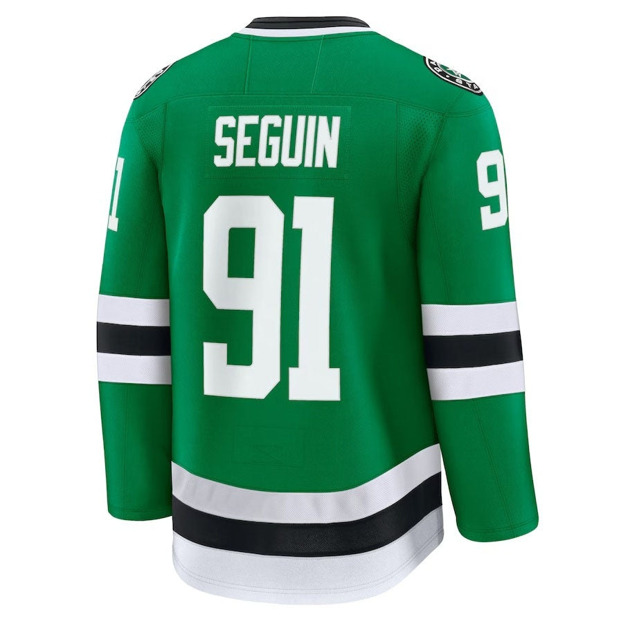 Custom #91 Green DAL Hockey Shirt Top
