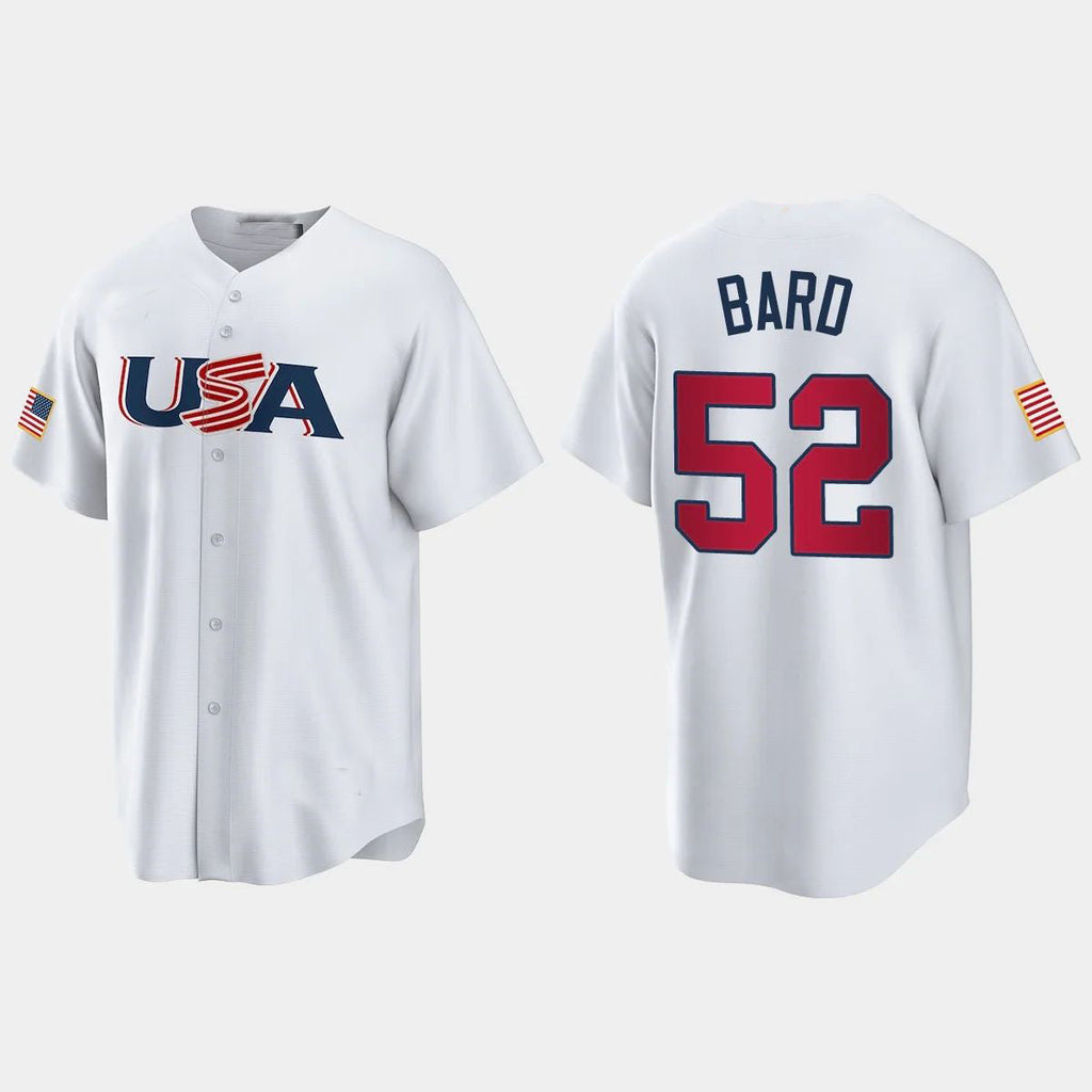 Custom #52 White 2023 COL Baseball Shirt Top