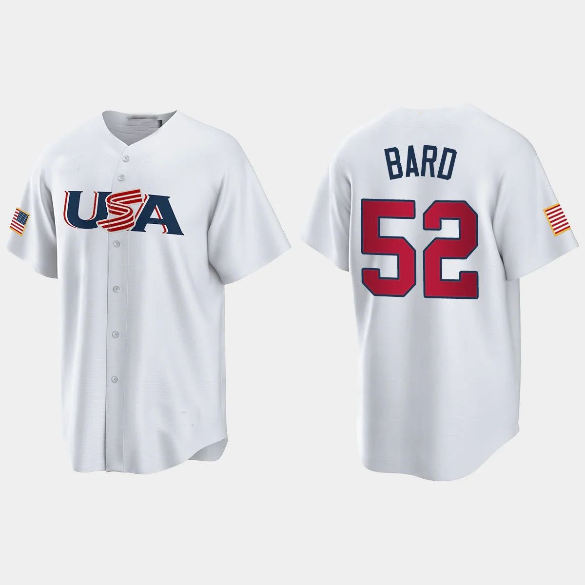 Custom #52 White 2023 COL Baseball Shirt Top
