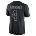 Custom #4 Black DAL Football Shirt Top