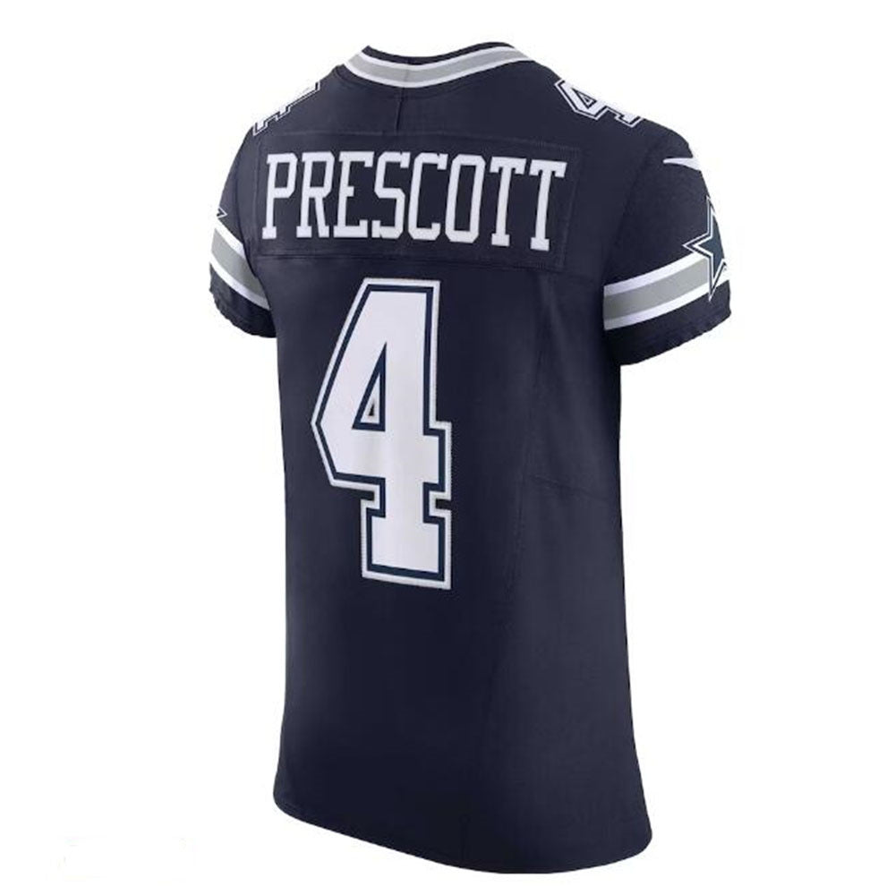 Custom #4 Navy DAL Football Shirt Top