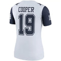 Custom #19 White DAL Football Shirt Top
