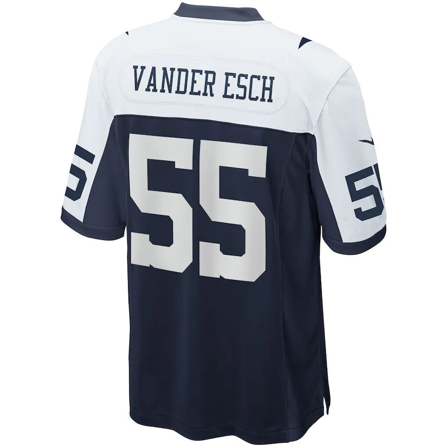 Custom #55 Navy DAL Football Shirt Top