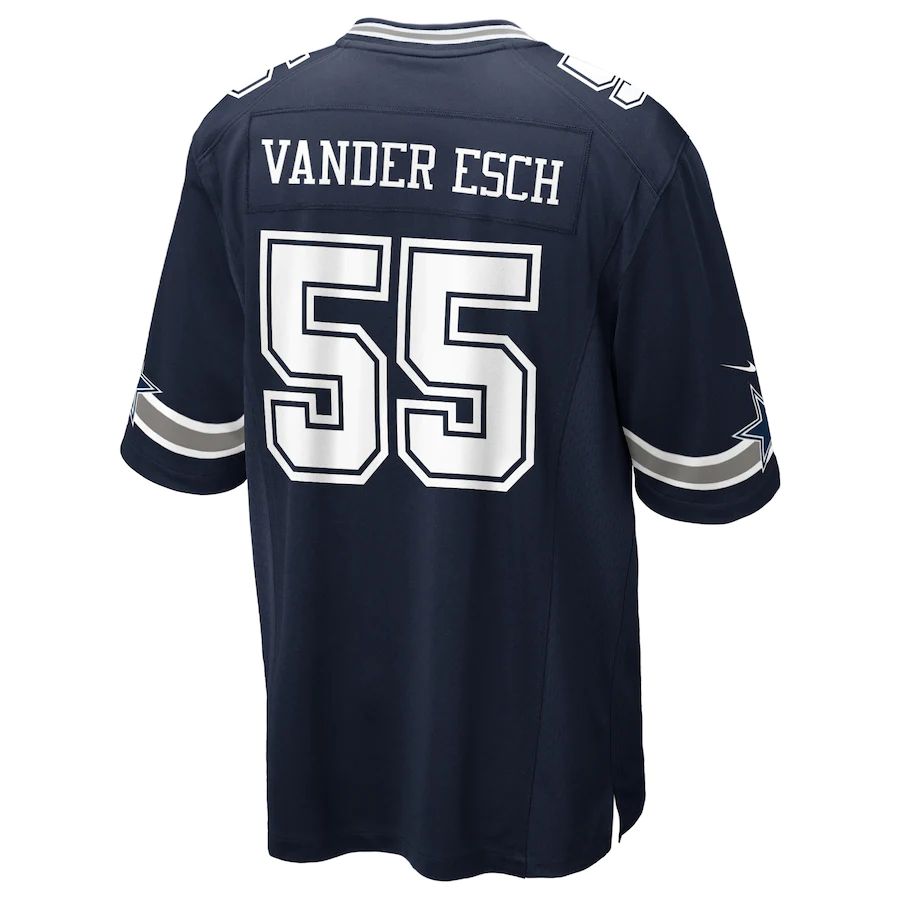Custom #55 Navy DAL Football Shirt Top