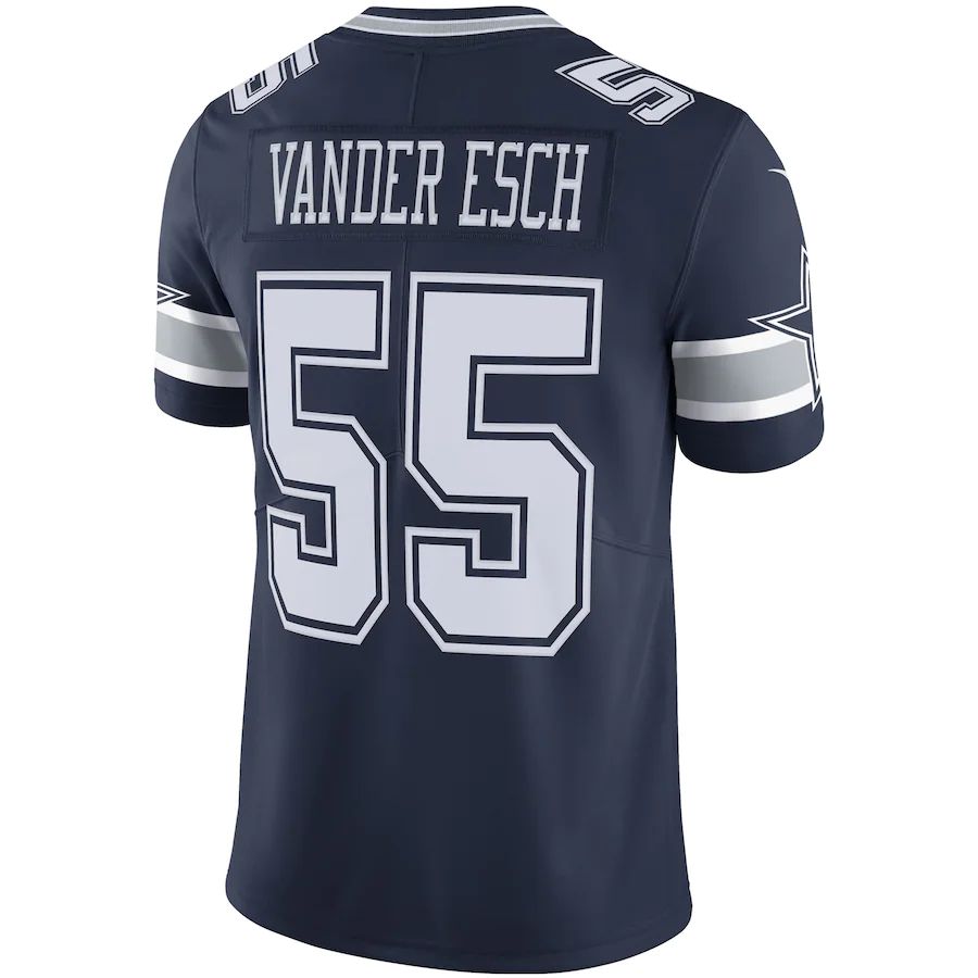 Custom #55 Navy DAL Football Shirt Top