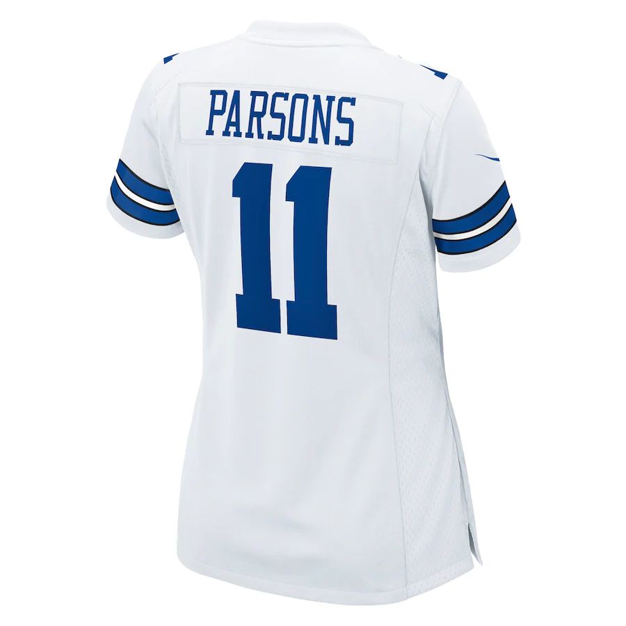 Custom #11 White DAL Football Shirt Top