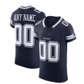 Custom Navy DAL Football Shirt Top