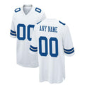 Custom White DAL Football Shirt Top