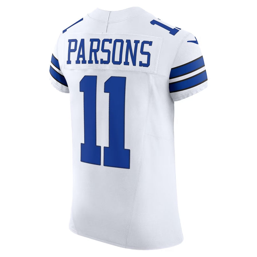 Custom #11 White DAL Football Shirt Top