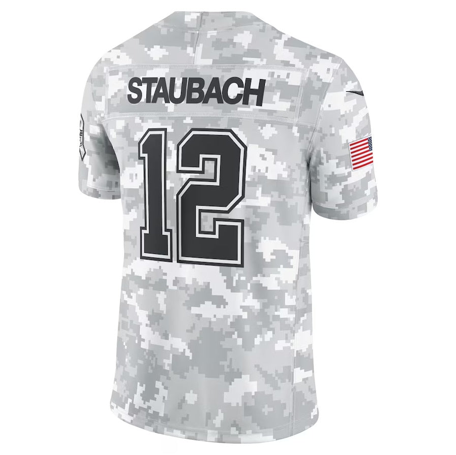 Custom #12 2024 DAL Football Shirt Top