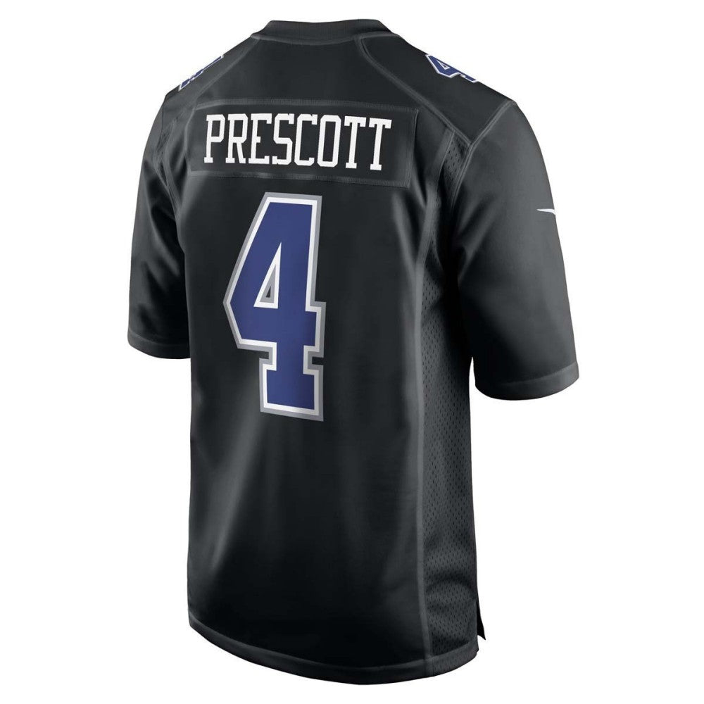 Custom #4 Black DAL Football Shirt Top