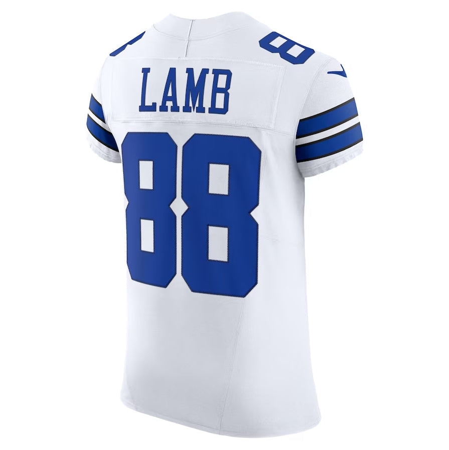 Custom #88 White DAL Football Shirt Top