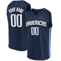 Custom Navy DAL Basketball Shirt Top